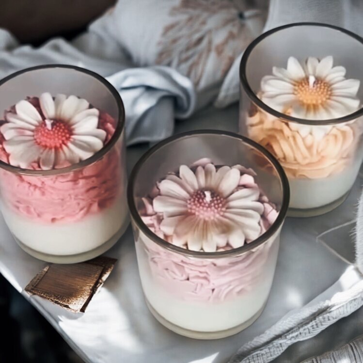 Daisy Candle Cup