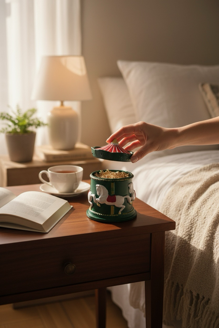 Christmas Carousel Candle