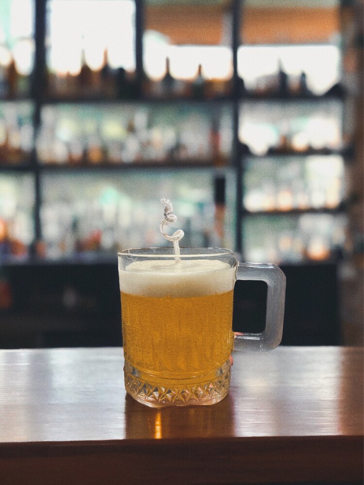 Bira Bardağı Mum