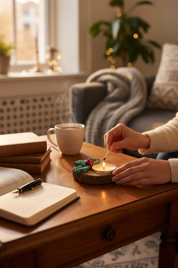 Kokina Hearth Candle