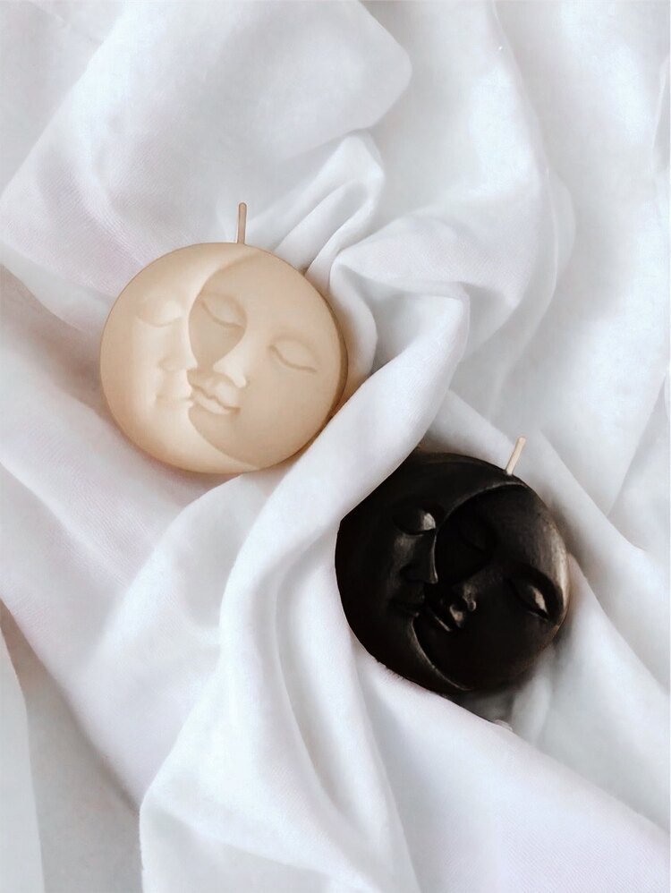 Yin Yang İkili Mum Seti