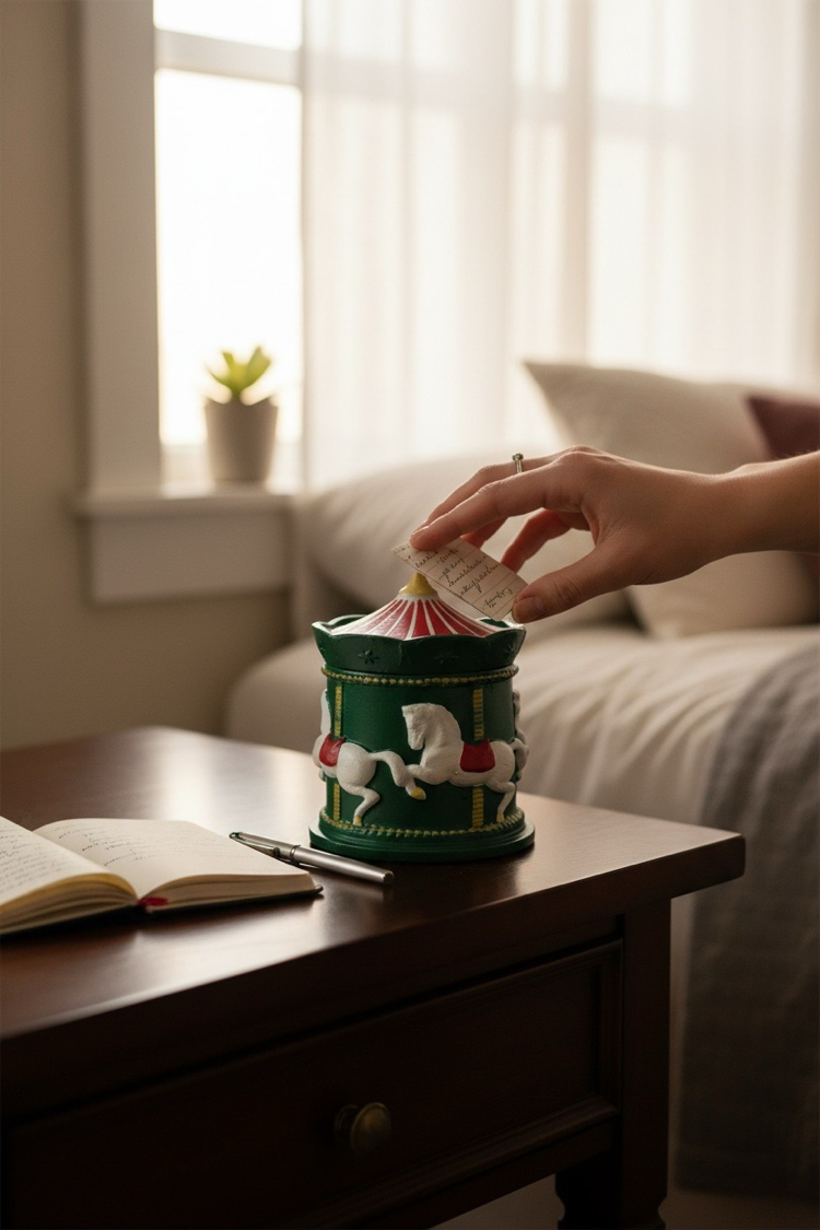 Christmas Carousel Candle