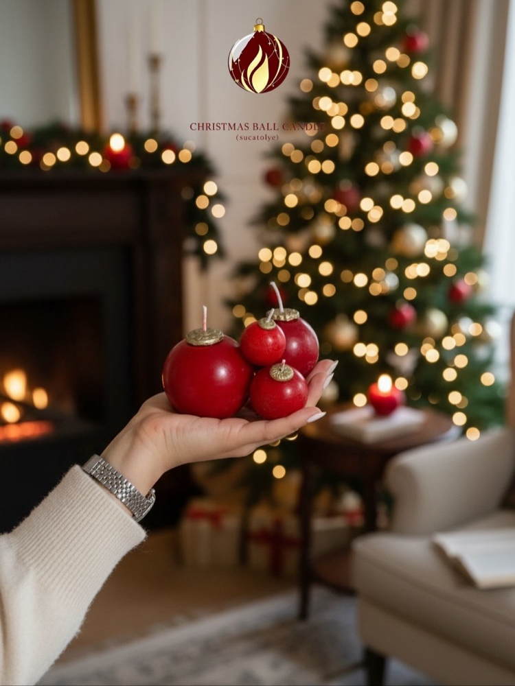 Red Baubles Mum