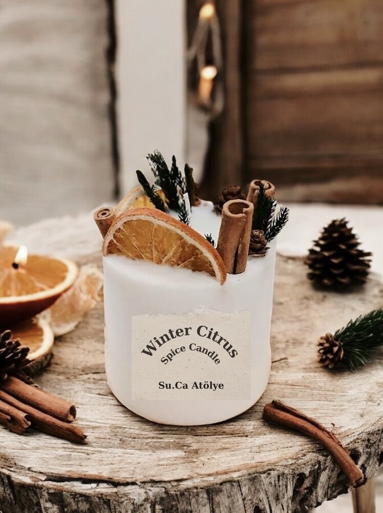 Winter Citrus Spice Candle