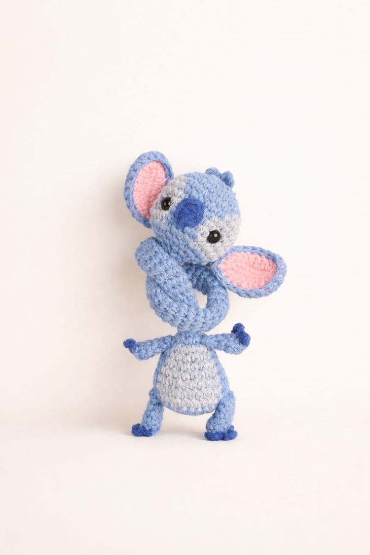 Özgün Tasarım Bükülebilir Stitch Çanta Süsü & Aksesuar (30 cm)