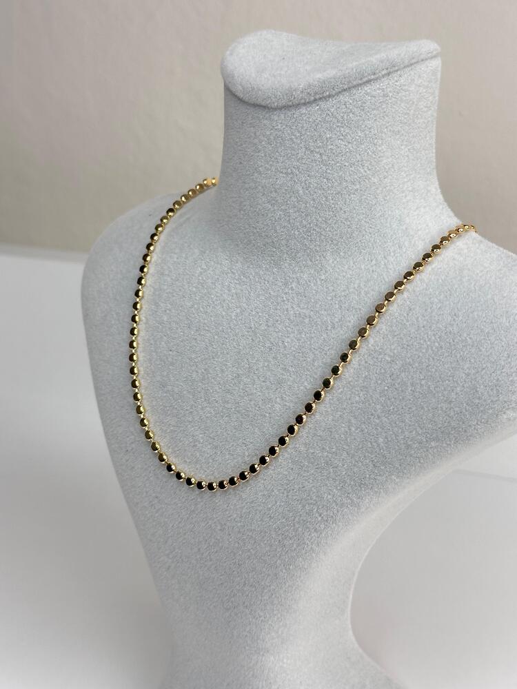 Yuvarlaklı Gold Zincir