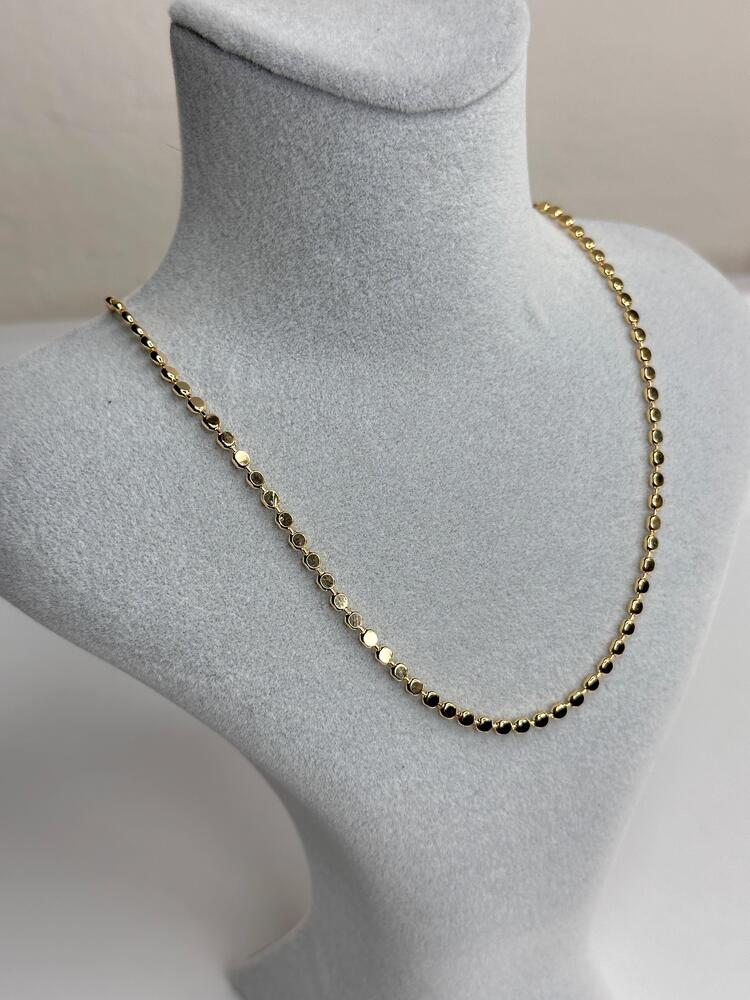 Yuvarlaklı Gold Zincir