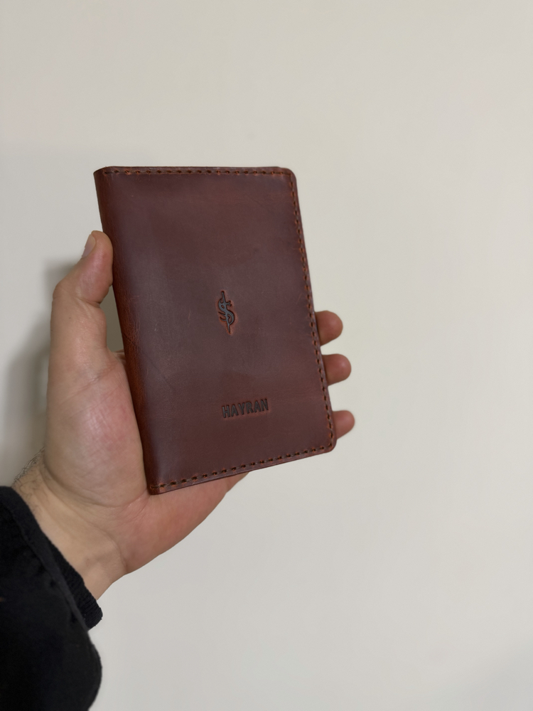 SUENS CRAFT Deri Pasaportluk Cüzdan