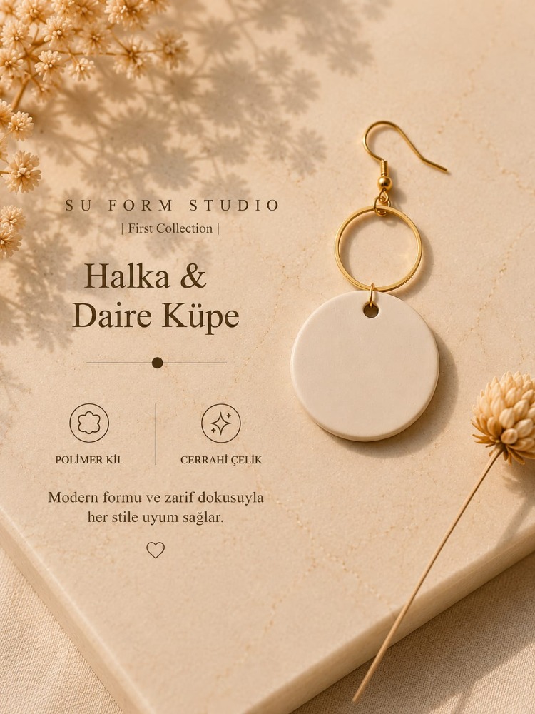 Halka ve Daire Küpe