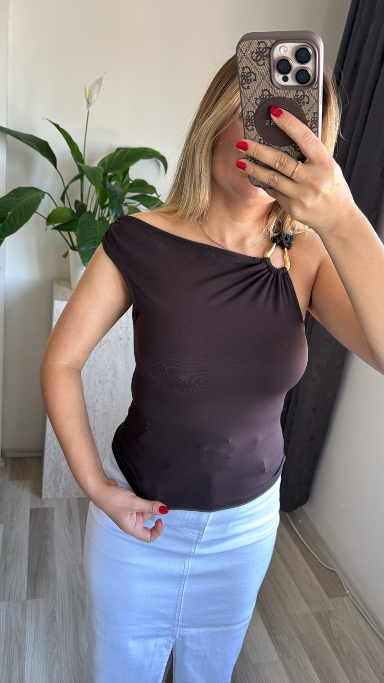 YUMUŞACIK ACI KAHVE BLUZ