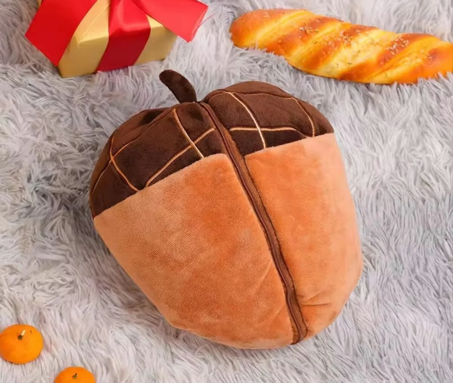 Fermuarlı fındık sincap peluş