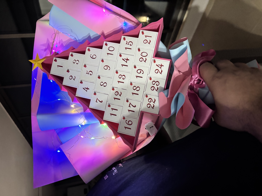 Advent calendar buket 