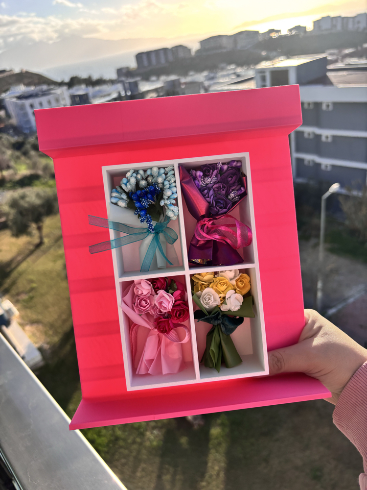 Pembe çiçek otomatı 