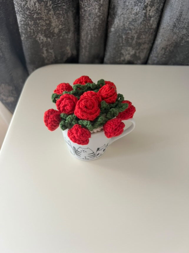 Çiçekli Bardak altlığı buket 
