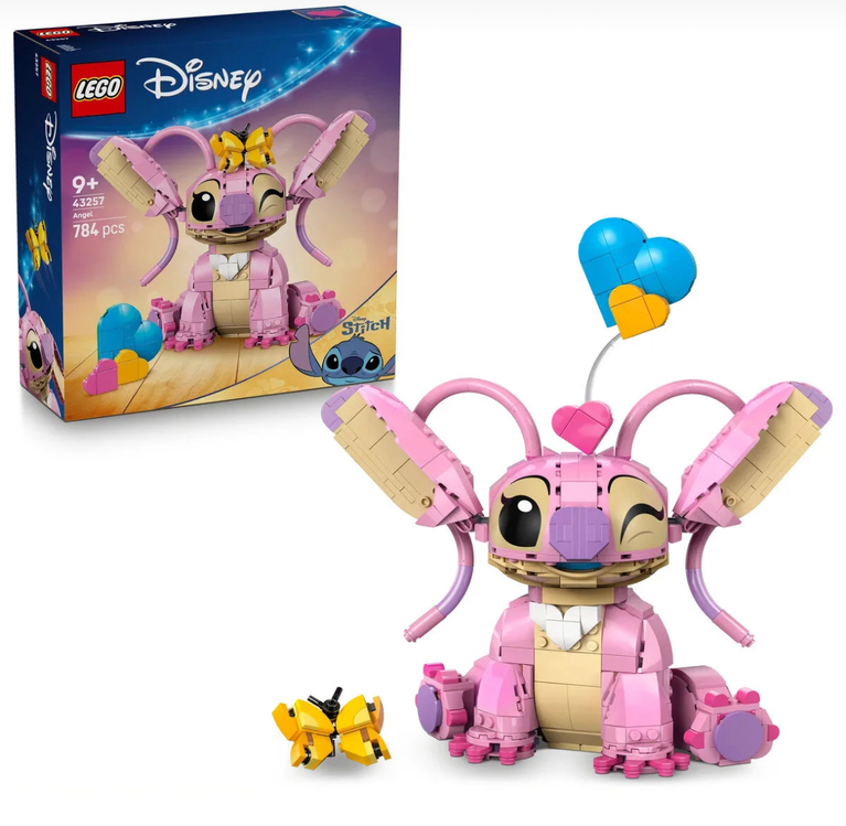 LEGO Disney Stitch Angel 43257 | Lisanslı Koleksiyon Seti – 784 Parça, Orijinal Lego 