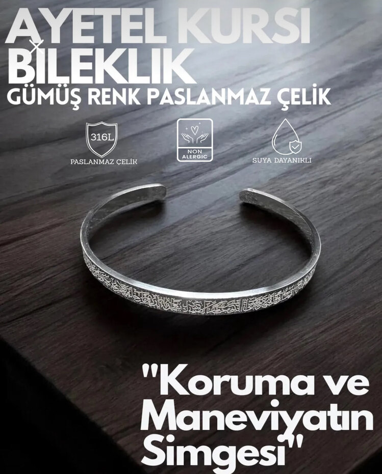Ayet-el kürsi bileklik 
