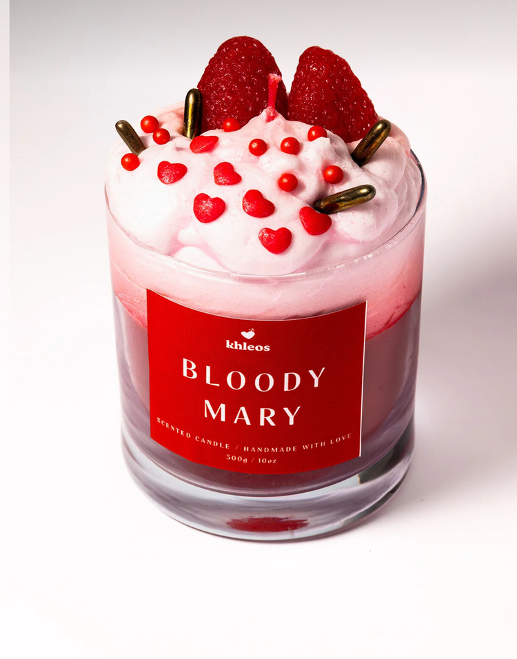 Bloody Mary Kokteyl Görünümlü Dekoratif Mum