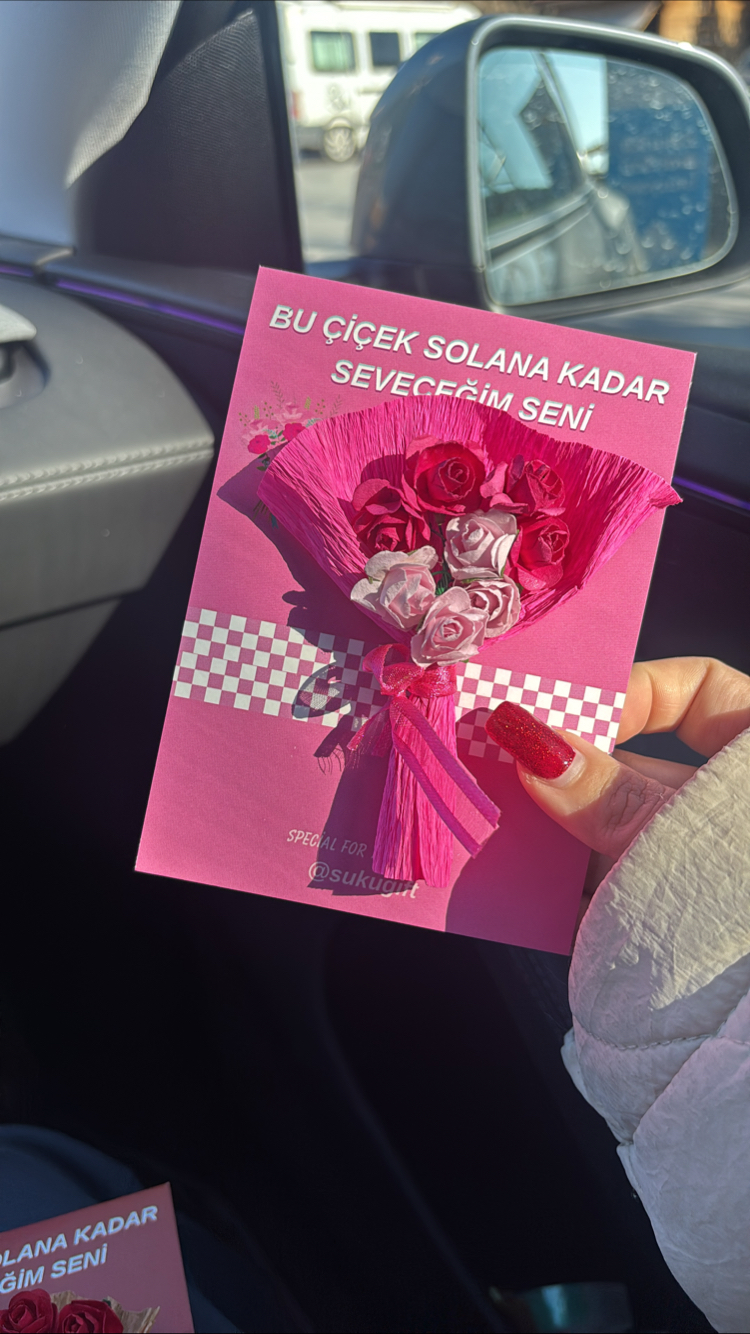 Bu çiçek solana kadar seveceğim seni flowers