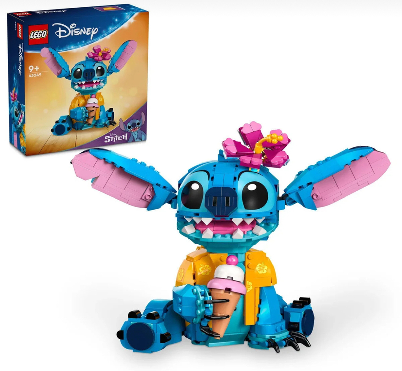 LEGO Disney Stitch 43249 | Orijinal Lisanslı Lego Seti – 730 Parça, Koleksiyon ve Hediye