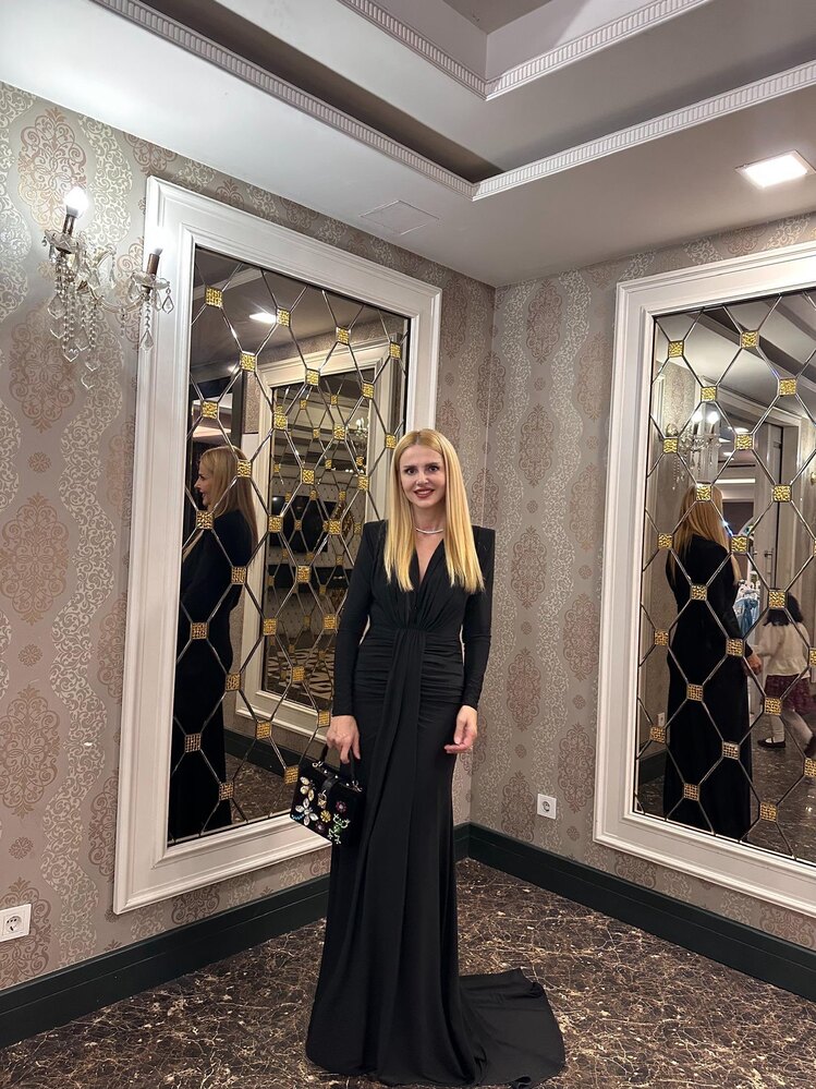 Venezia Drape Abiye Elbise
