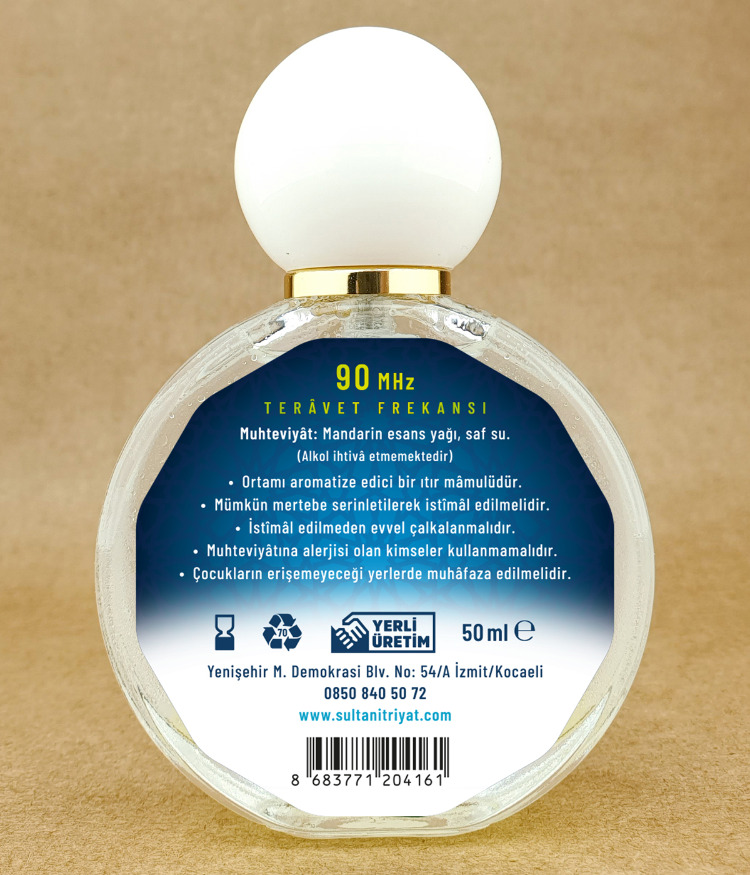 Sultan Râyihân Alkolsüz Mandarin Itırı 50ML (Parfüm Alternatifi)