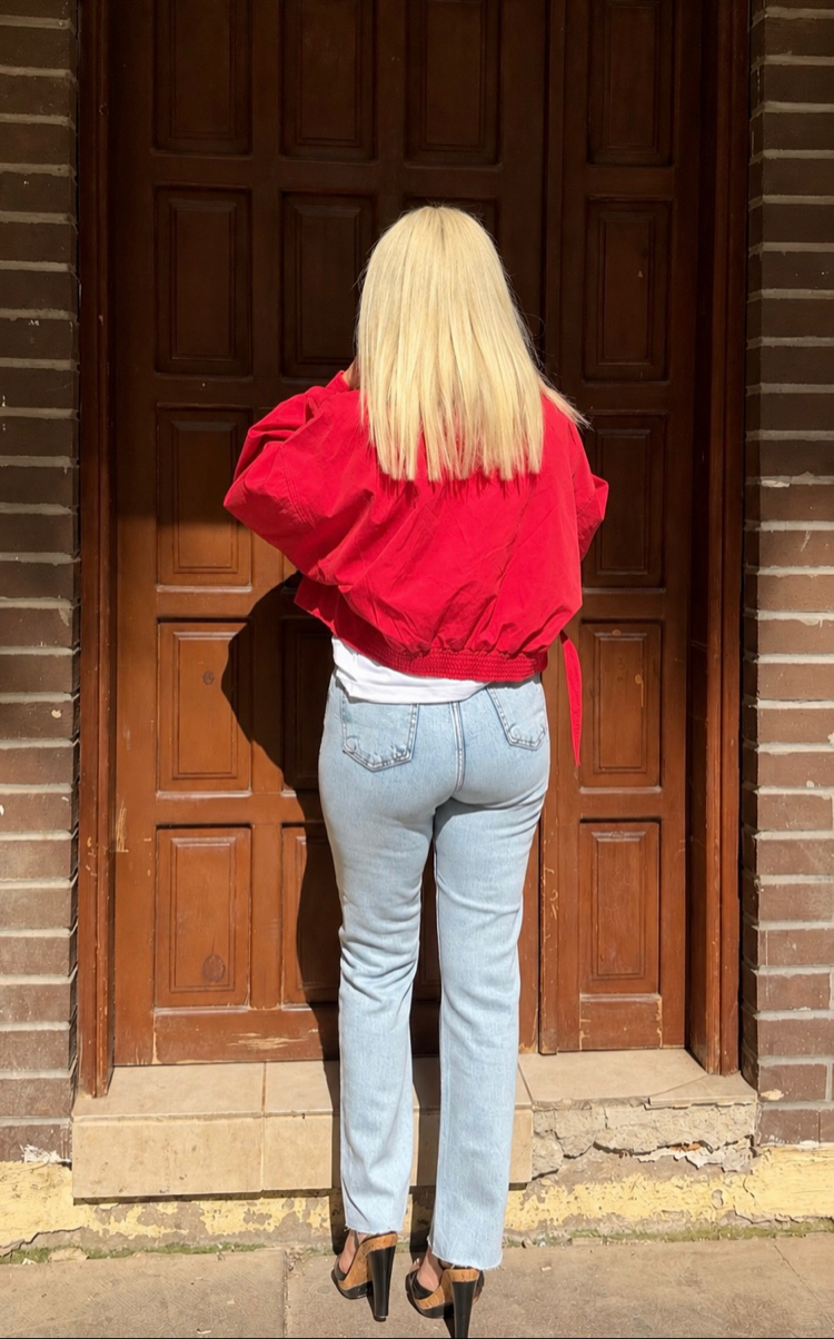 Yanları Zımba Detaylı Jean