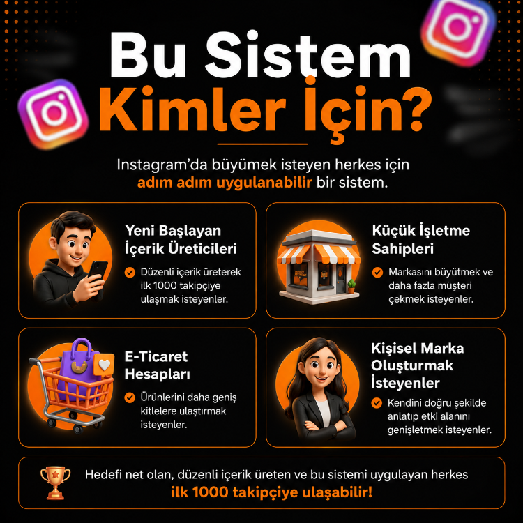 Instagram Büyüme Sistemi 2026 | 30 Günlük Adım Adım Büyüme Planı