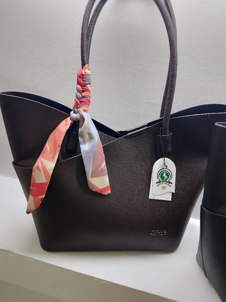 Polo Club Fularlı Kova Çanta