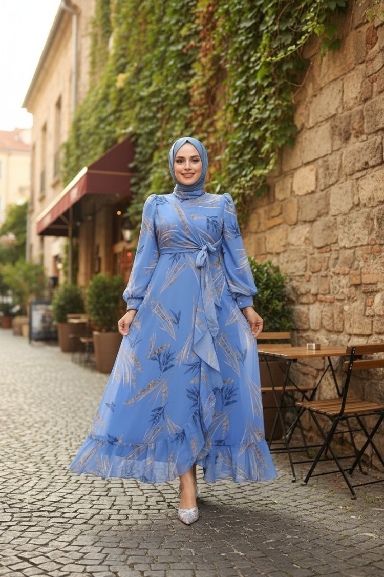 yaz şifon elbisemiz 