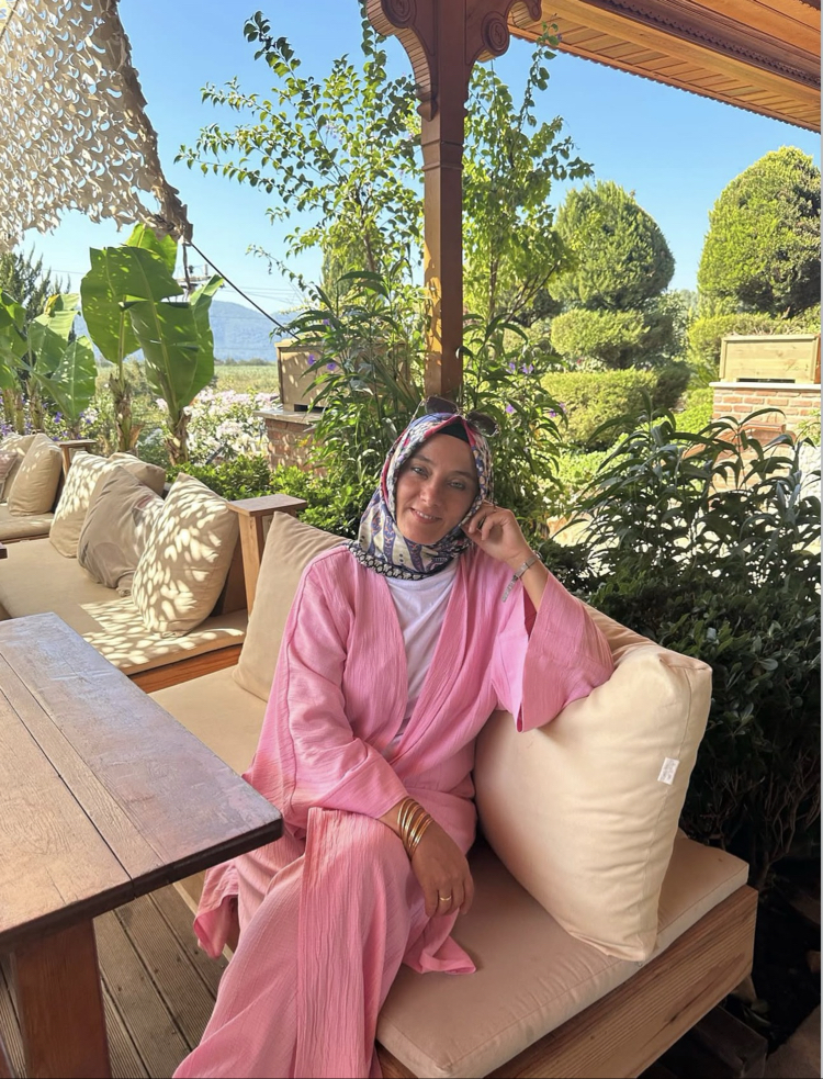 Uzun Kimono Takım Şeker Pembe