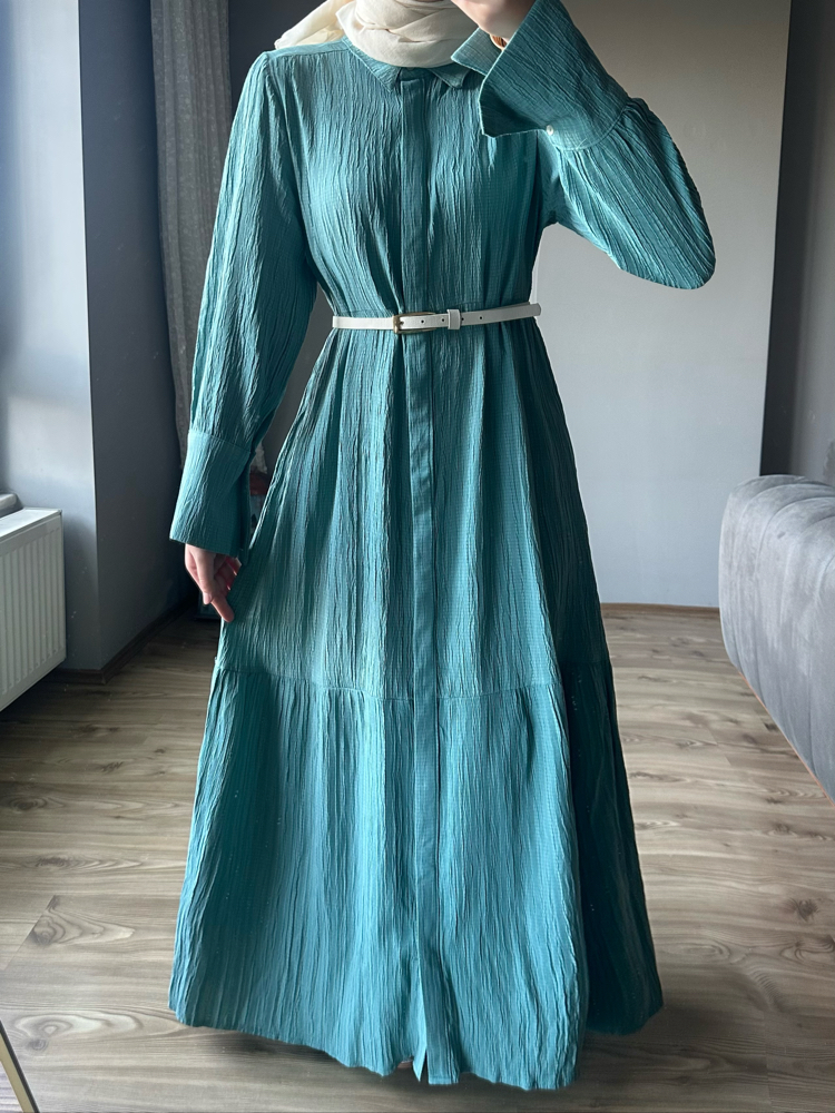 Tiril Elbise Su Yeşil