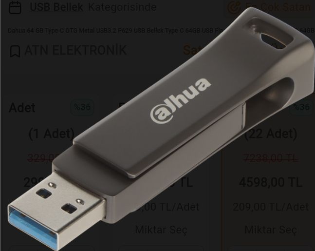 64 GB hafıza kartı