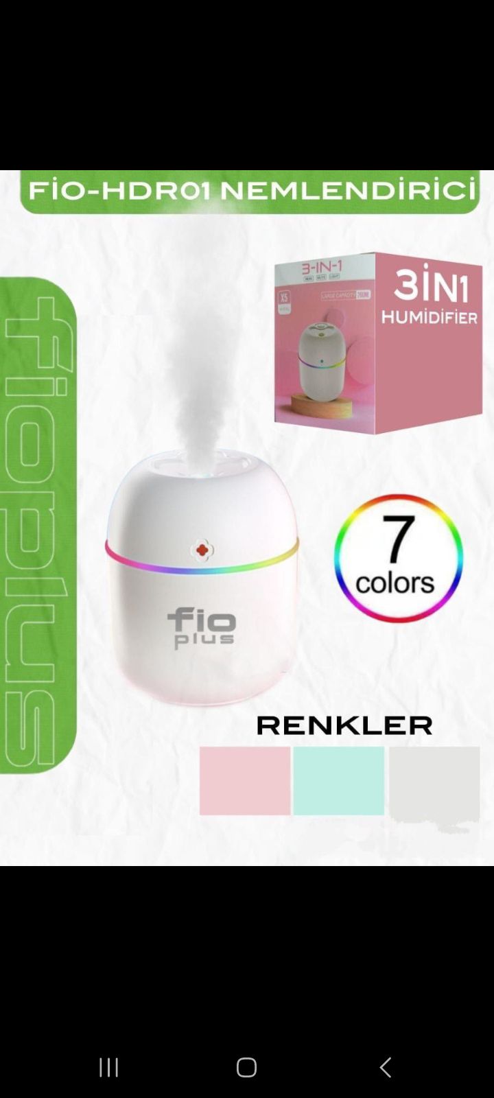 fit plus hadr 01 hava nemlendirici