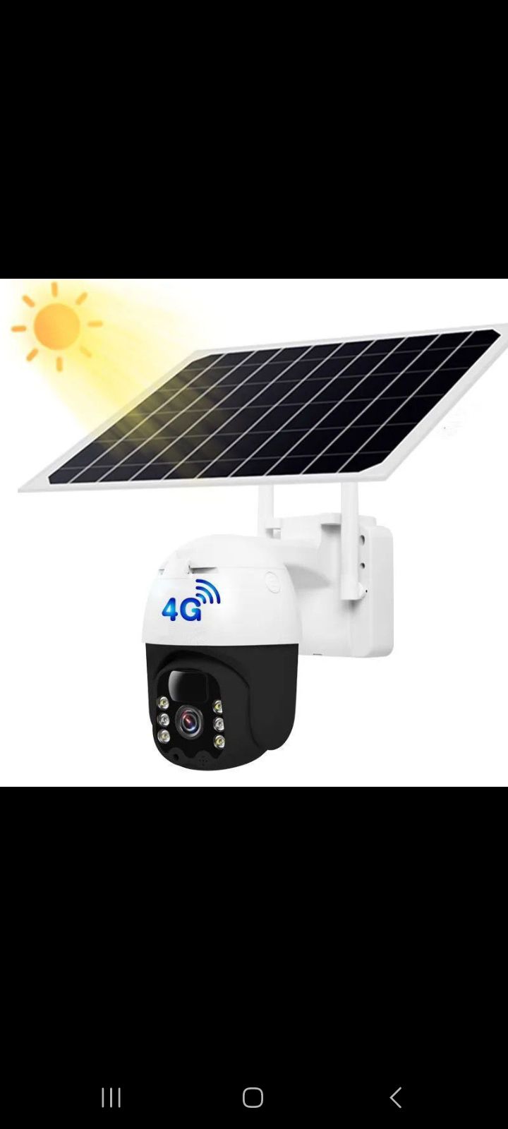 simkartlı güneş enerjisi ile şarz olan güvenlik kamerası