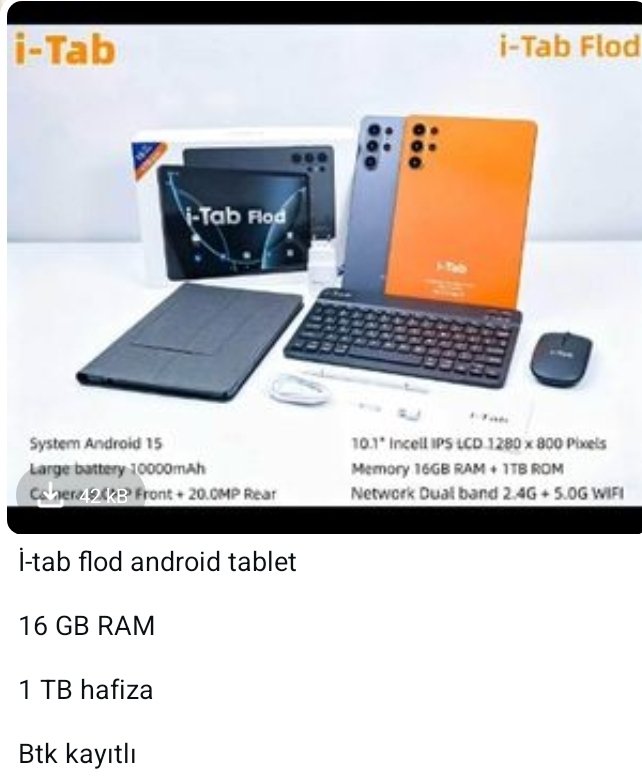  castu i tab Flood tablet seti 