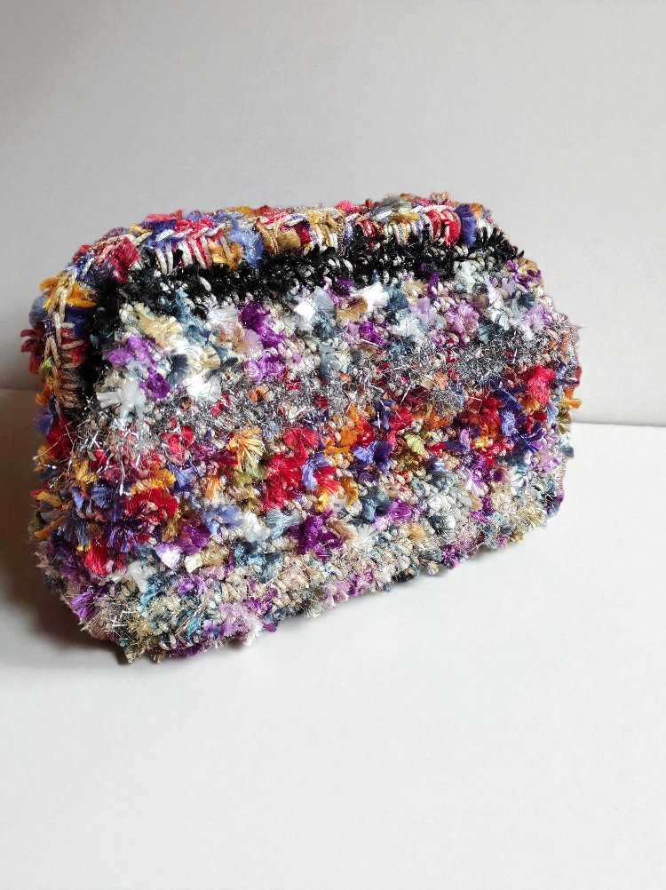 Winter Blend Knit Clutch