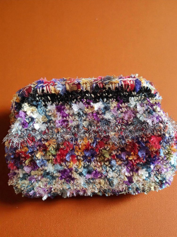Winter Blend Knit Clutch