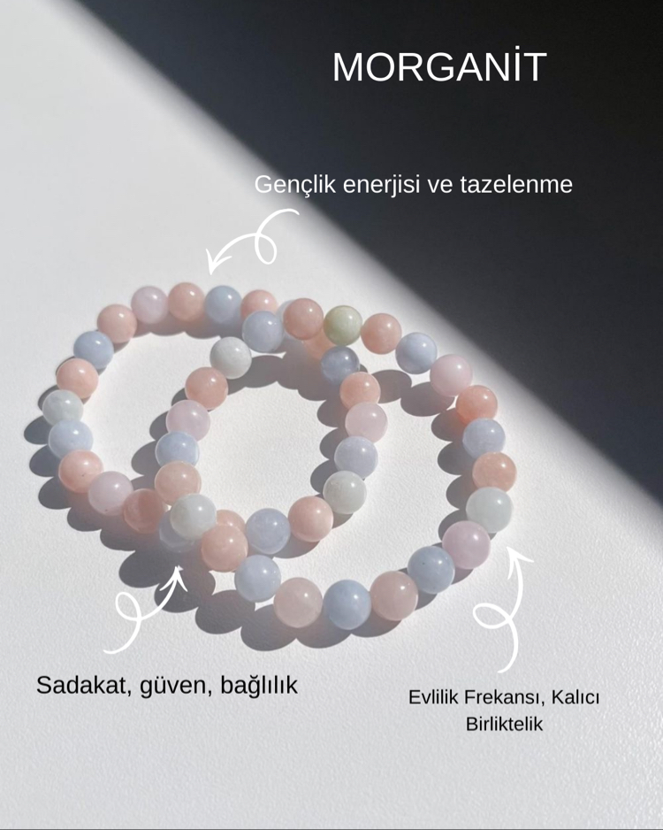 Morganit Bileklik