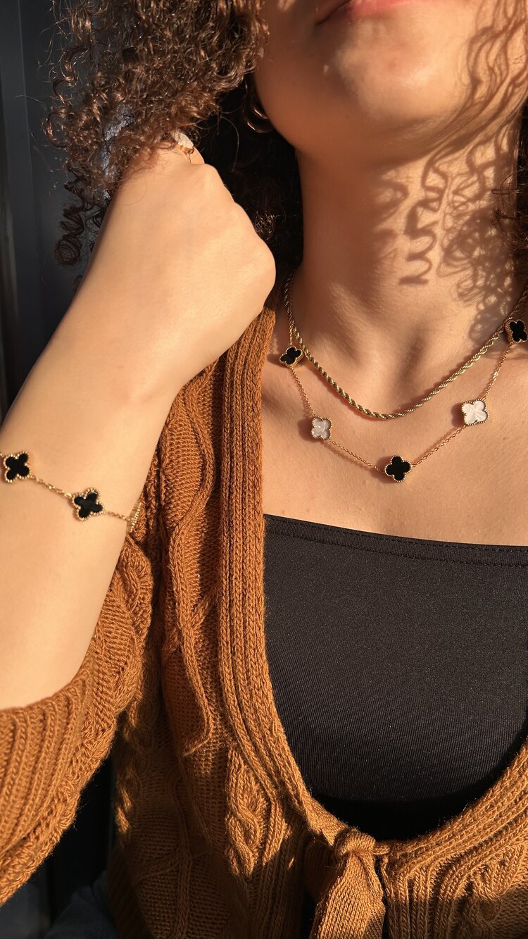 Vintage Alhambra set ( Yonca kolye )