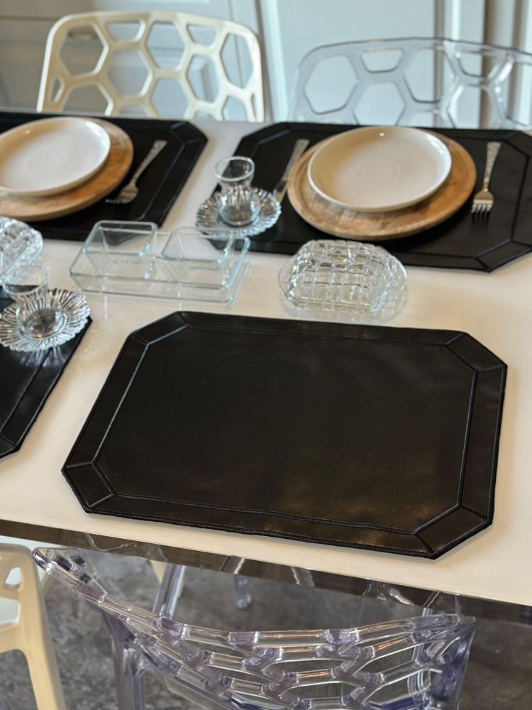 Noir Placemat (Siyah)