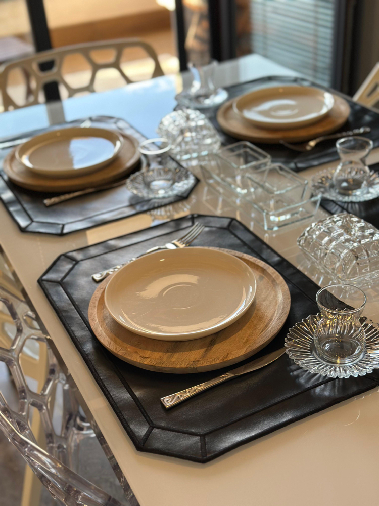 Noir Placemat (Siyah)