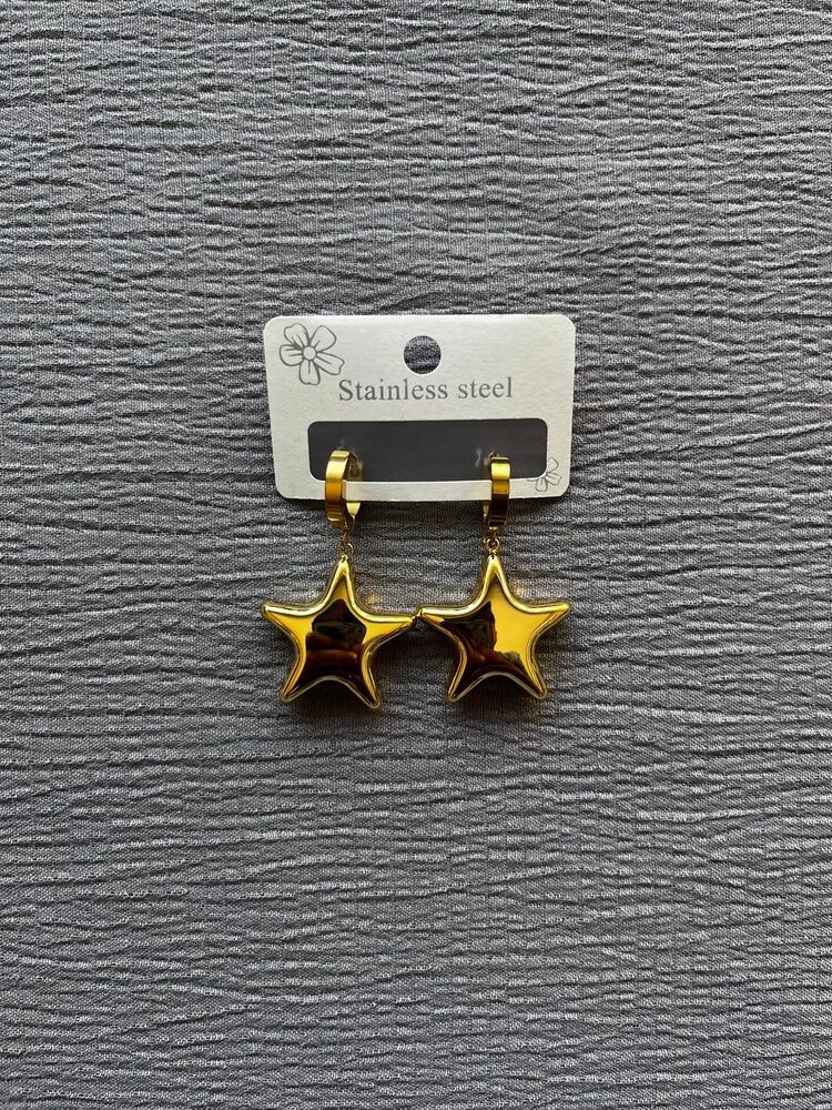 Gold Çelik Küpe