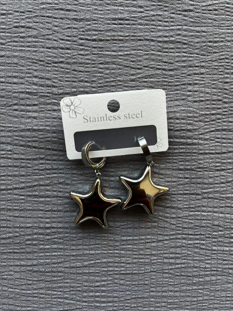 Silver Çelik Küpe
