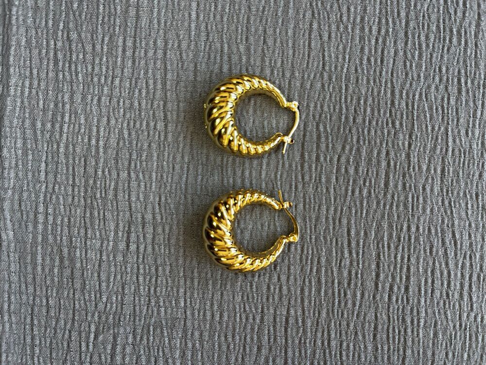 Gold Çelik Küpe
