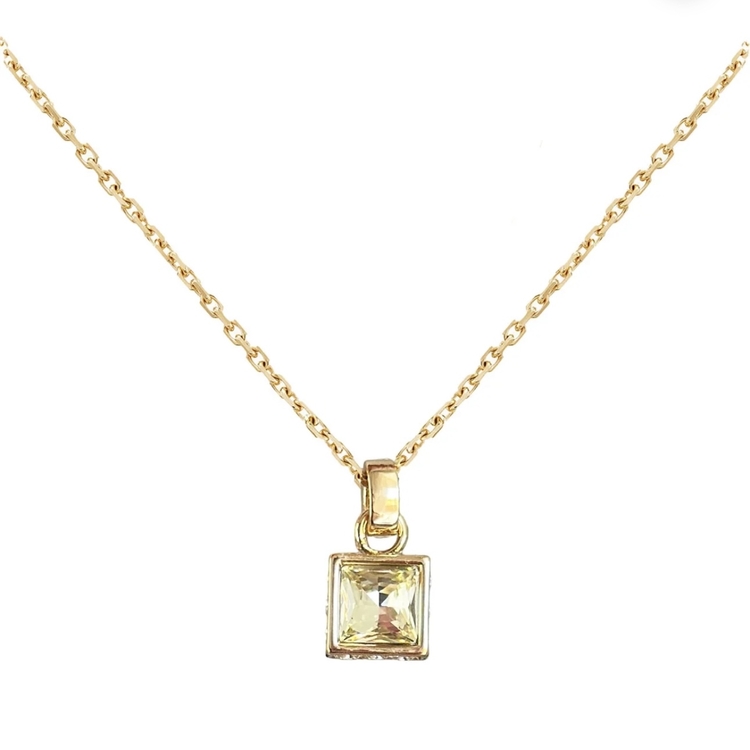 ✨ Aveline Butter Yellow Stone Kolye ✨