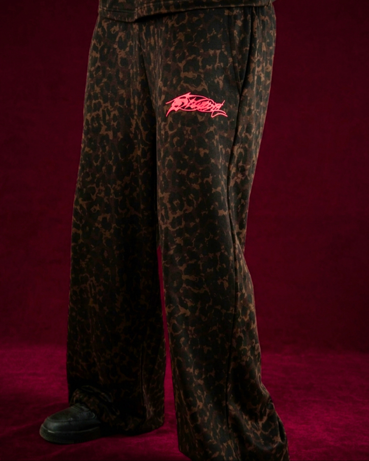  Burnt Leopard Sweatpants