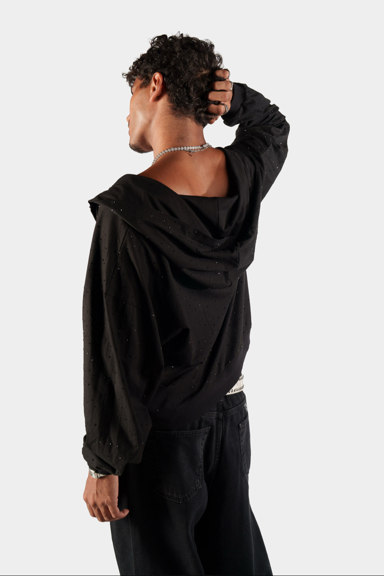 Svamp Mono Diamond Zip 