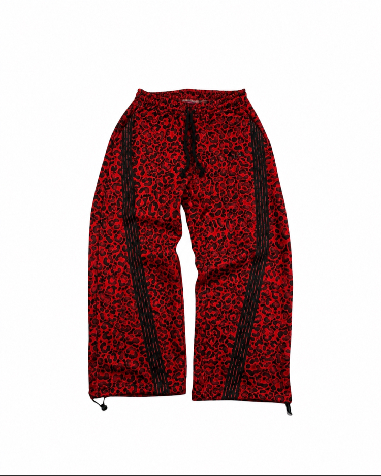 Wine Leopard Sweatpants