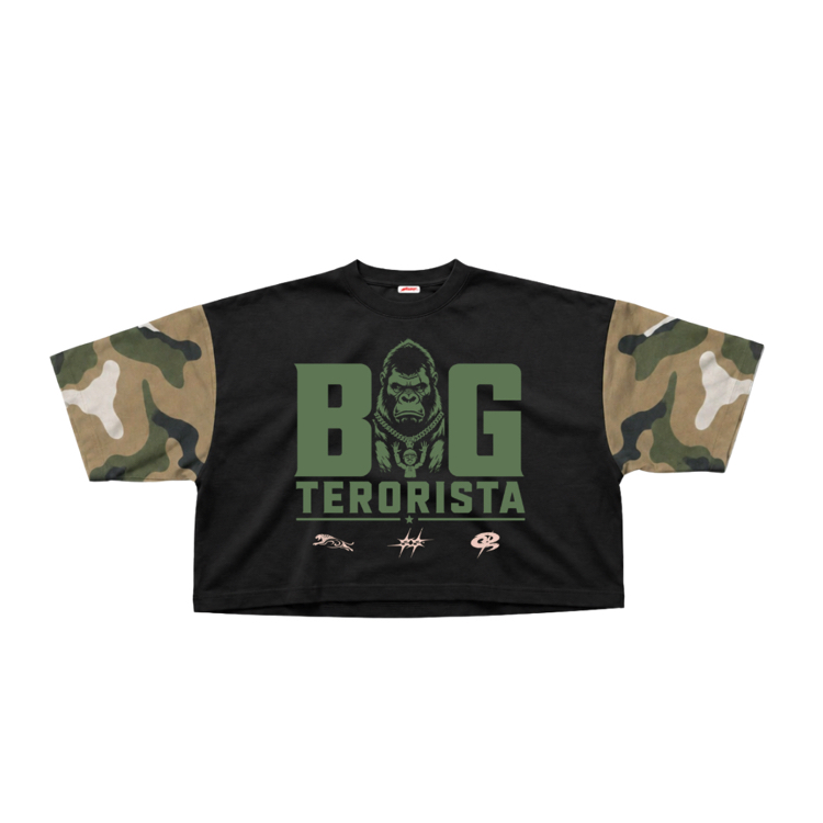 BIG TERORISTA Camouflage T-shirt (Jeff Redd Merch) 