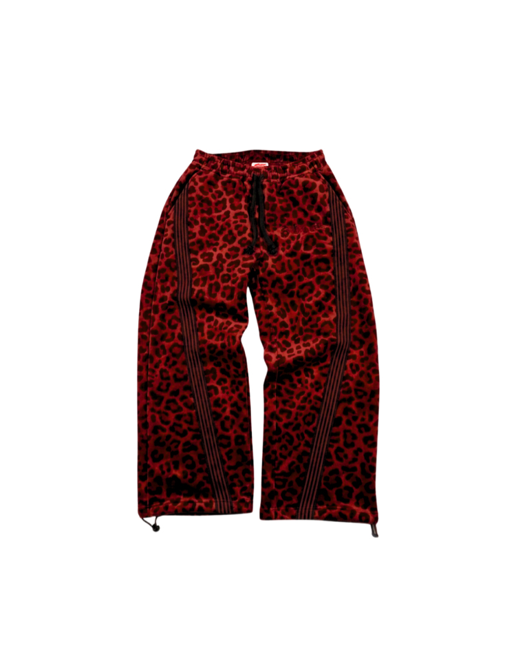 Wine Leopard Sweatpants